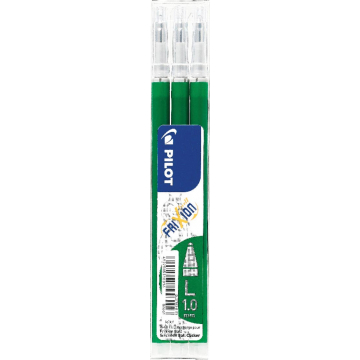 Pilot balpenvulling FriXion Ball /Clicker 10 groen, set van 3 stuks
