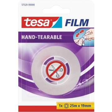Tesafilm Hand-tearable, ft 25 m x 19 mm
