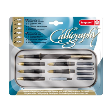 Kalligrafiepen Bruynzeel luxe set 60344014
