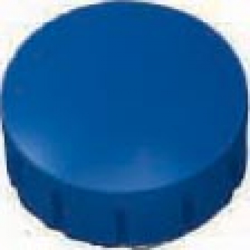 Maul magneet MAULsolid, diameter 15 x 7 mm, blauw, doos met 10 stuks