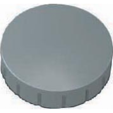 Maul magneet MAULsolid, diameter 24 x 8 mm, grijs, doos met 10 stuks