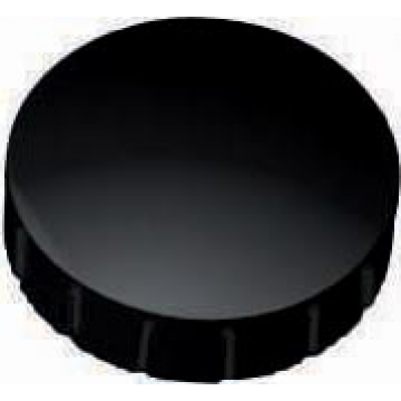 Maul magneet MAULsolid, diameter 24 x 8 mm, zwart, doos met 10 stuks