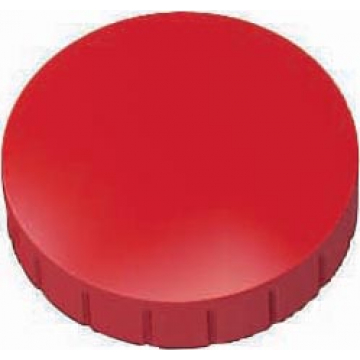 Maul magneet MAULsolid, diameter 32 x 8,5 mm, rood, doos met 10 stuks