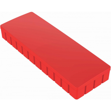 Maul magneet MAULsolid, ft 54 x 19 mm, rood, doos van 10 stuks