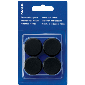 Maul magneet MAULsolid, diameter 32 mm, zwart, blister van 8 stuks