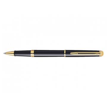 Rollerpen Waterman Expert black lacquer GT fijn