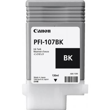 Canon inktcartridge PFI-107 zwart, 130 ml - OEM: 6705B001