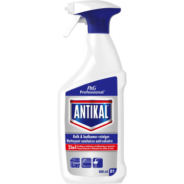 Antikal kalk en badkamerreiniger 2in1, spray van 800 ml
