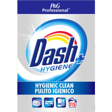 Dash Professional Hygiëne Plus waspoeder, doos van 5,75 kg, 115 wasbeurten