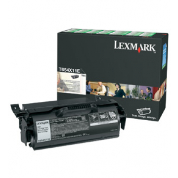 Lexmark printcartridge T654X11E black return program