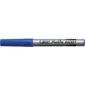 Bic permanent marker ECOlutions, schrijfbreedte 1,1 mm, fijne punt, blauw