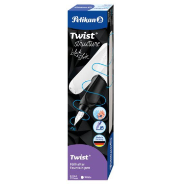 Pelikan Twist vulpen Structure P457, zwart