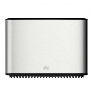 Toiletpapierdispenser Tork Image Lijn Mini jumborol T2 Image-Gesloten- rvs 460006