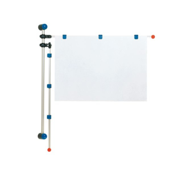 Wandhouder MAUL met 2 zwenkarmen 1.32m grijs