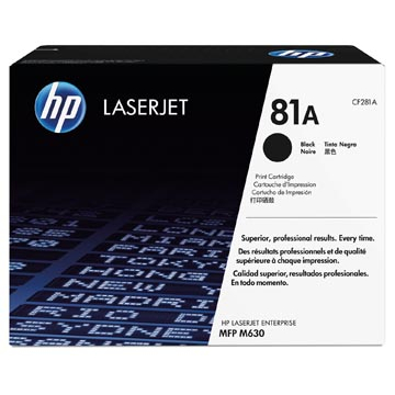 HP toner 81A zwart, 10500 pagina's - OEM: CF281A