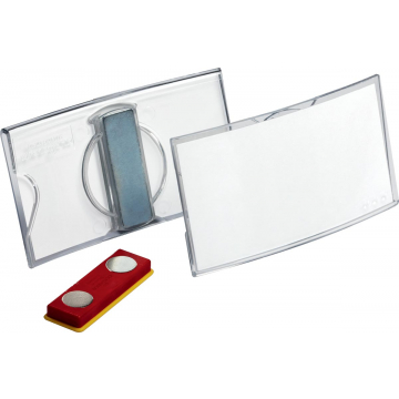Durable badge met magneet ft 40 x 75 mm