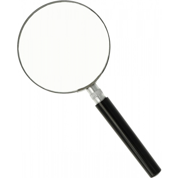 Westcott leesloep, diameter: 75 mm, vergroot tot 3 keer, zwart
