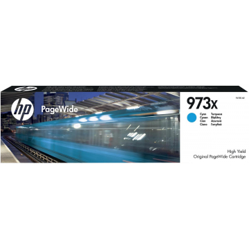 HP toner 973X cyaan, 7000 pagina's - OEM: F6T81AE