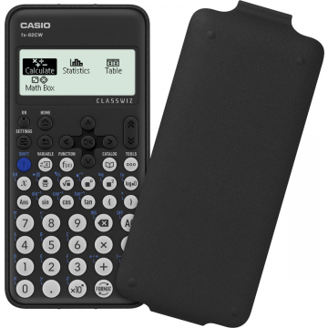 Casio wetenschappelijke rekenmachine FX82CW, Belgische versie