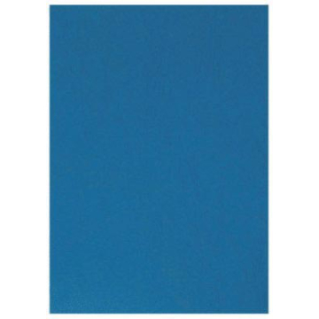 Q-Connect dekblad A4 leder 250 grams 100 stuks blauw