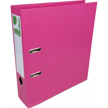 Q-CONNECT ordner, voor ft A4, volledig uit PP, rug van 8 cm, roze