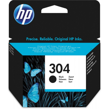 HP inktcartridge 304 zwart, 120 pagina's - OEM: N9K06AE