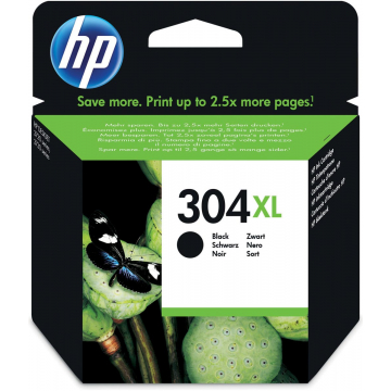 HP inktcartridge 304XL zwart, pagina's - OEM: N9K08AE