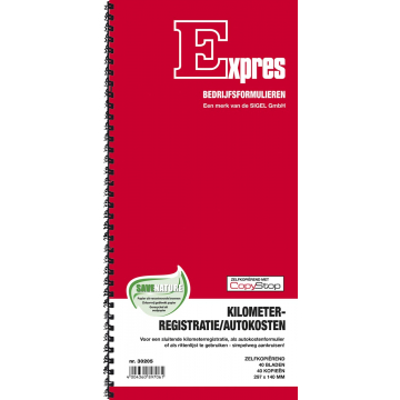 Sigel kilometerregistratie en autokostenboek, zelfkopiërend