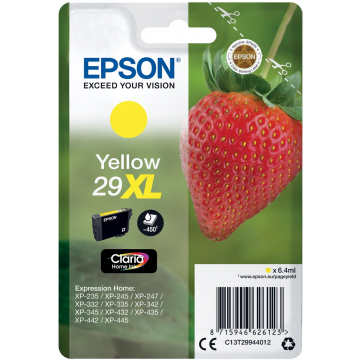 Epson inktcartridge 29XL geel, 450 pagina's - OEM: C13T29944012