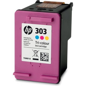HP inktcartridge 303, 3 kleuren, 165 pagina's - OEM: T6N01AE