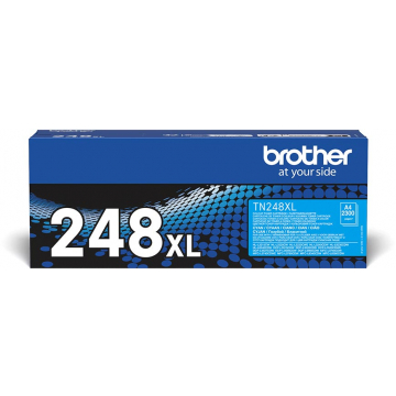 Brother toner, 2.300 pagina's, OEM TN-248XLC, cyaan