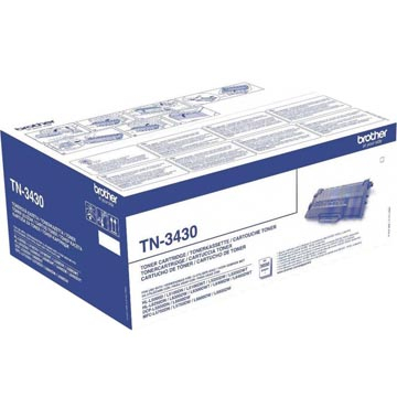 Brother toner zwart, 3000 pagina's - OEM: TN-3430