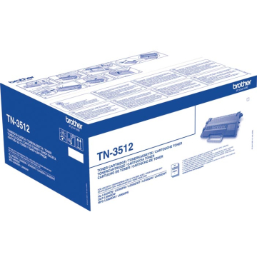 Brother toner zwart, 12.000 pagina's, OEM - TN-3512