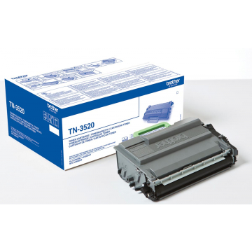 Brother toner zwart, 20 000 pagina's, TN-3520
