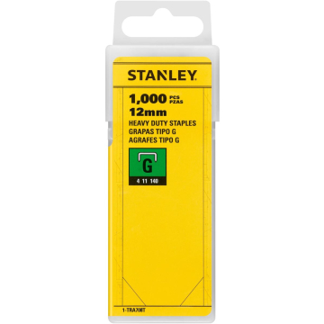 Stanley nietjes type G, 12 mm, doos van 1.000 nietjes