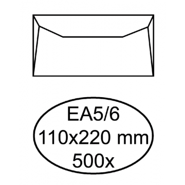 Envelop Tyvek monsterzak C4 229x324x38 55gr wit