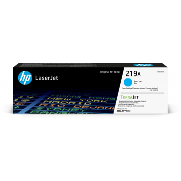 HP toner 219A, 1.200 pagina's, OEM W2191A, cyaan