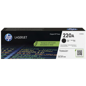HP toner 220A, 2.000 pagina's, OEM W2200A, zwart