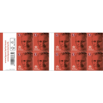 BPost postzegel nationaal, Koning Filip, pak van 100 stuks