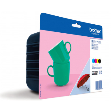Brother Inktcartridge valuepack 1200 pagina's - LC227XLVP