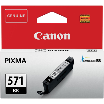 Canon inktcartridge CLI-571 zwart, 1800 pagina's - OEM: 0385C001