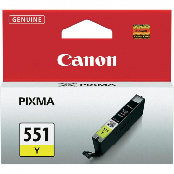 Canon Inktcartridge geel CLI551Y - 344 pagina's - 6511B001