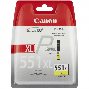 Canon Inktcartridge geel CLI551YXL - 695 pagina's - 6446B001