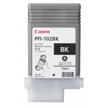 Canon inktcartridge PFI-102BK zwart, 130 ml - OEM: 0895B001