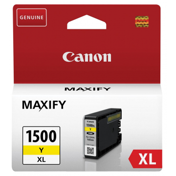 Canon inktcartridge PGI-1500XL geel, 935 pagina's - OEM: 9195B001