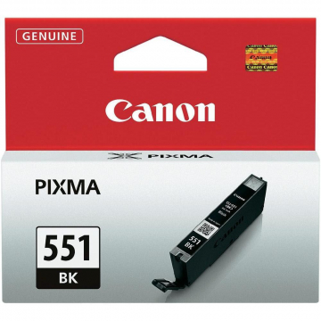 Canon Inktcartridge zwart CLI551BK - 1795 pagina's - 6508B001