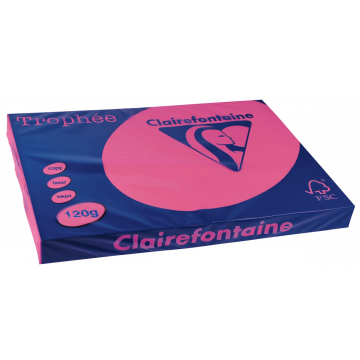 Clairefontaine Trophée Intens A3 fuchsia, 120 g, 250 vel