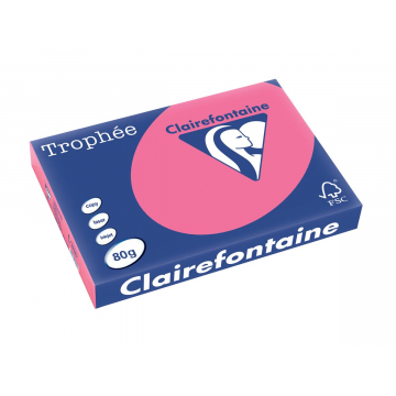 Clairefontaine Trophée Intens A3 fuchsia, 80 g, 500 vel