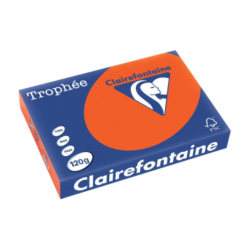 Clairefontaine Trophée Intens A4 kardinaalrood, 120 g, 250 vel