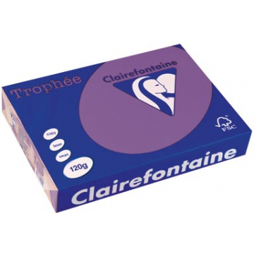 Clairefontaine Trophée Intens A4 violet, 120 g, 250 vel
